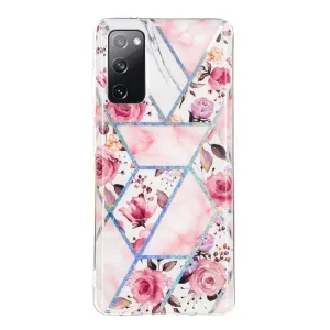 GEOMETRIC ART Silikónový kryt Samsung Galaxy A03s ROSE
