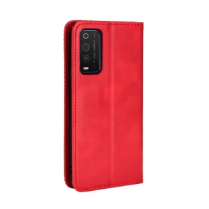 BUSINESS Peňaženkový kryt pre TCL 205 červený