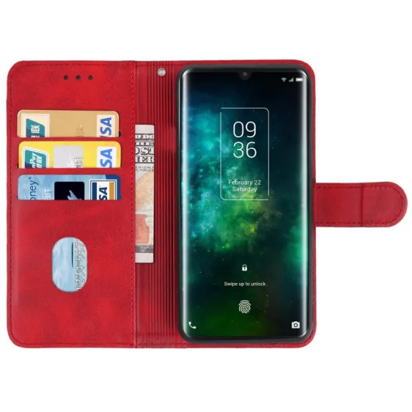 SMOOTH Peňaženkové puzdro TCL 10 Pro červené