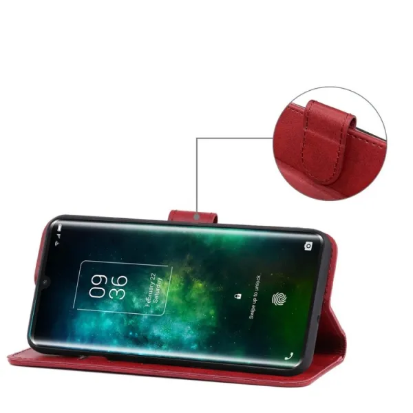 SMOOTH Peňaženkové puzdro TCL 10 Pro červené