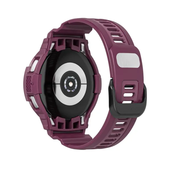 GLACIER Ochranné puzdro s remienkom Samsung Galaxy Watch 4 Classic 46mm bordové