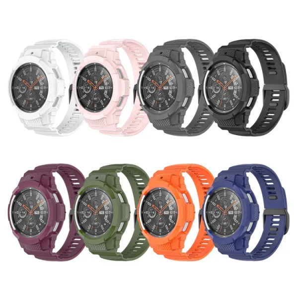 GLACIER Ochranné puzdro s remienkom Samsung Galaxy Watch 4 Classic 46mm bordové