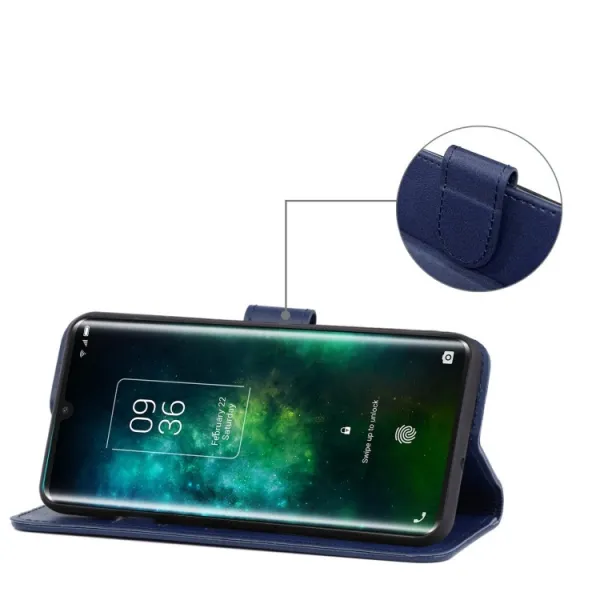 SMOOTH Peňaženkové puzdro TCL 10 Pro modré