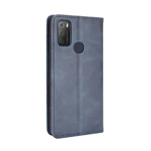 BUSINESS Peňaženkový kryt pre TCL 20Y modrý