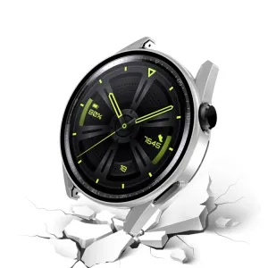 Plastový kryt s ochranným sklom pre Huawei Watch GT 3 46mm biely