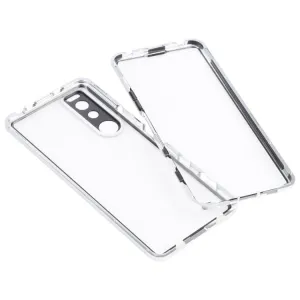Magnetický kryt 360 pre Sony Xperia 5 III strieborný