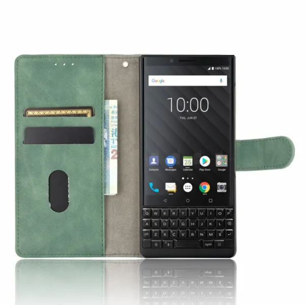 Peňaženkové puzdro BlackBerry Key 2 zelené