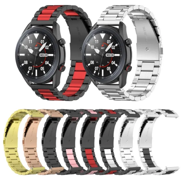Kovový Remienok Huawei Watch GT 3 46mm / GT 3 SE / GT Runner strieborný-ružový