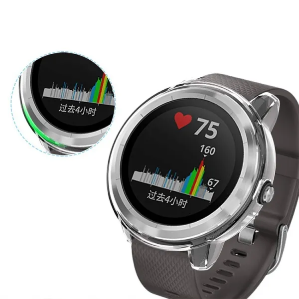 TPU Ochranný obal Garmin Vivoactive 3 priehľadný