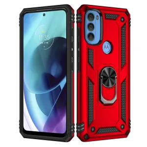 RING Ochranný obal pre Motorola Moto G71 5G červený