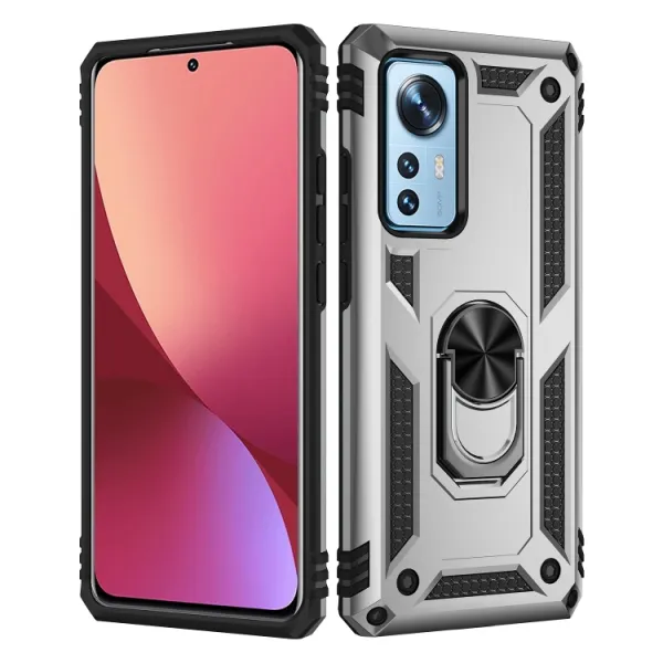 RING Ochranný obal pre Xiaomi 12 Pro strieborný