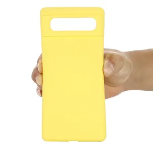 RUBBER Gumený kryt Google Pixel 6 žltý