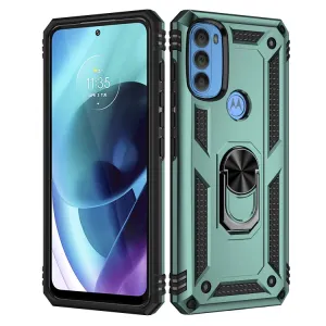 RING Ochranný obal pre Motorola Moto G71 5G zelený