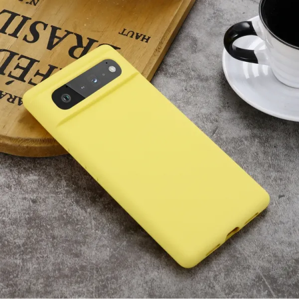 RUBBER Gumený kryt Google Pixel 6 žltý