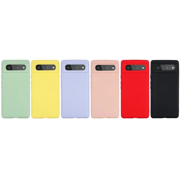 RUBBER Gumený kryt Google Pixel 6 žltý
