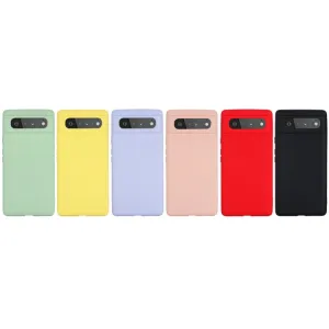 RUBBER Gumený kryt Google Pixel 6 žltý