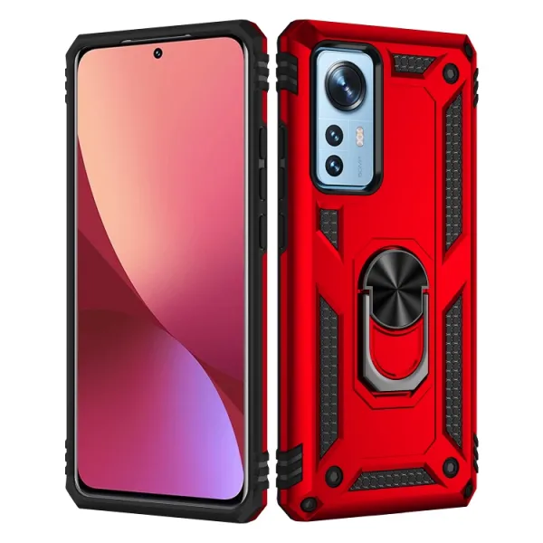 RING Ochranný obal pre Xiaomi 12 Pro červený