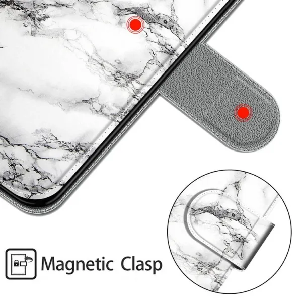 ART Peňaženkový kryt pre Samsung Galaxy S21 FE 5G MARBLE