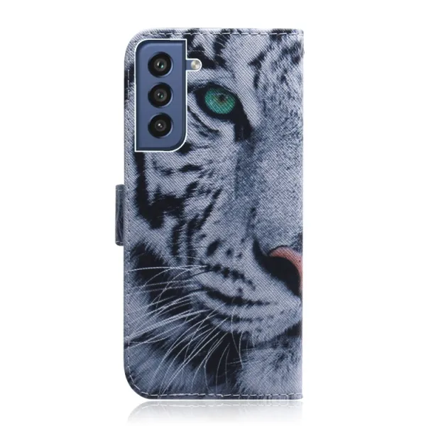 ART Peňaženkový kryt pre Samsung Galaxy S21 FE 5G TIGER