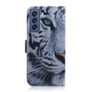 ART Peňaženkový kryt pre Samsung Galaxy S21 FE 5G TIGER