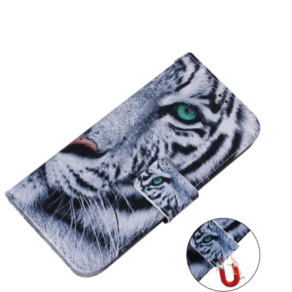 ART Peňaženkový kryt pre Samsung Galaxy S21 FE 5G TIGER