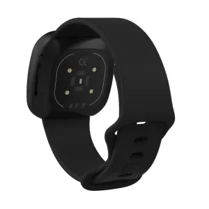 BUTTERFLY Silikónový remienok pre Fitbit Versa 3 / Fitbit Sense biely
