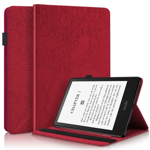 ART TREE Zaklápacie puzdro Amazon Kindle Paperwhite 5 2021 červené