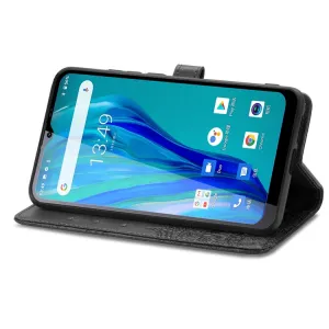 ART Peňaženkový kryt Oukitel C23 Pro ORNAMENT čierny