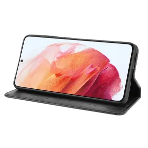 BUSINESS Peňaženkový kryt pre Samsung Galaxy S21 FE 5G čierny
