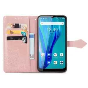 ART Peňaženkový kryt Oukitel C23 Pro ORNAMENT ružový
