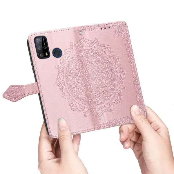 ART Peňaženkový kryt Oukitel C23 Pro ORNAMENT ružový