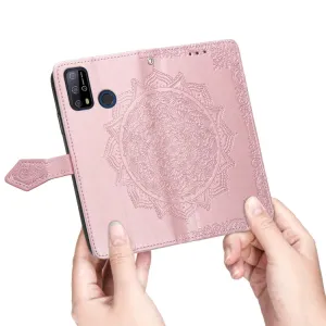 ART Peňaženkový kryt Oukitel C23 Pro ORNAMENT ružový