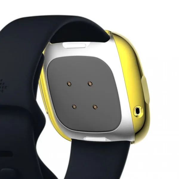 TPU Ochranný obal Fitbit Versa 3 / Fitbit Sense zlatý