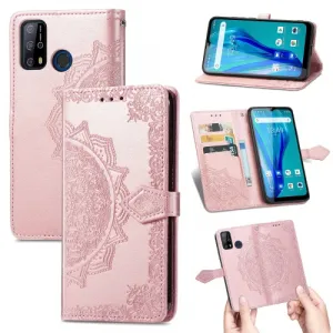 ART Peňaženkový kryt Oukitel C23 Pro ORNAMENT ružový