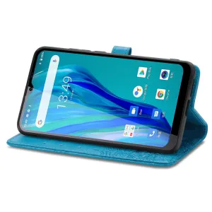 ART Peňaženkový kryt Oukitel C23 Pro ORNAMENT modrý