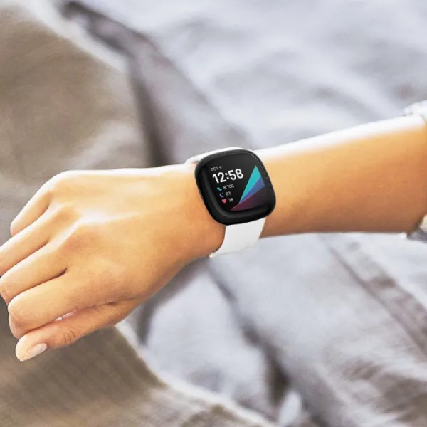TPU Ochranný obal Fitbit Versa 3 / Fitbit Sense čierny