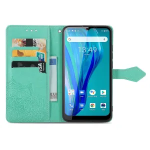 ART Peňaženkový kryt Oukitel C23 Pro ORNAMENT zelený