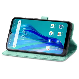 ART Peňaženkový kryt Oukitel C23 Pro ORNAMENT zelený