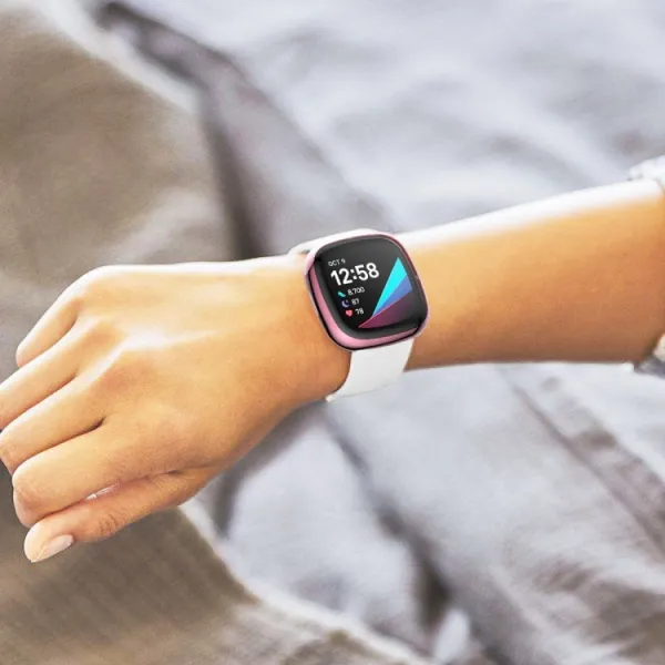 TPU Ochranný obal Fitbit Versa 3 / Fitbit Sense ružový