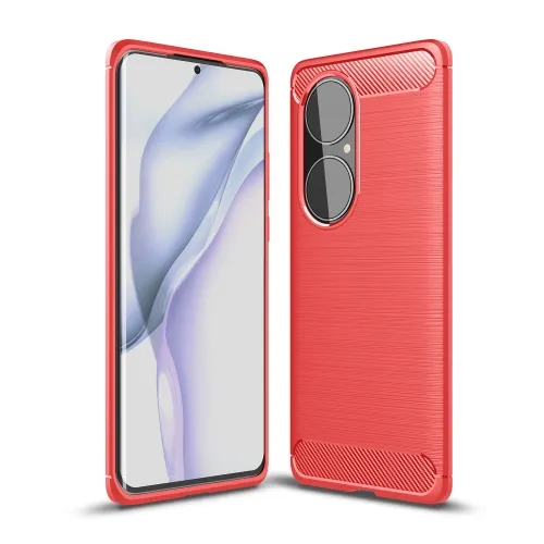 FLEXI TPU Kryt pre Huawei P50 Pro červený