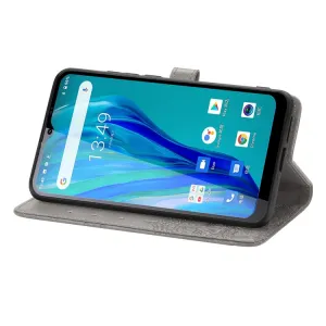 ART Peňaženkový kryt Oukitel C23 Pro ORNAMENT šedý