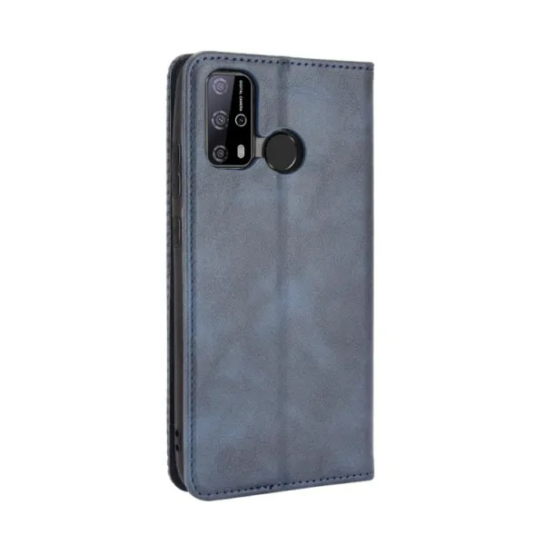BUSINESS Peňaženkový kryt pre Oukitel C23 Pro modrý