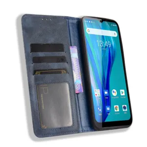 BUSINESS Peňaženkový kryt pre Oukitel C23 Pro modrý