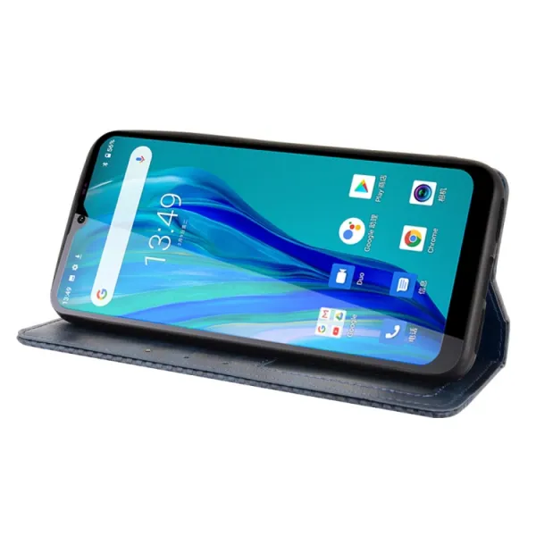 BUSINESS Peňaženkový kryt pre Oukitel C23 Pro modrý