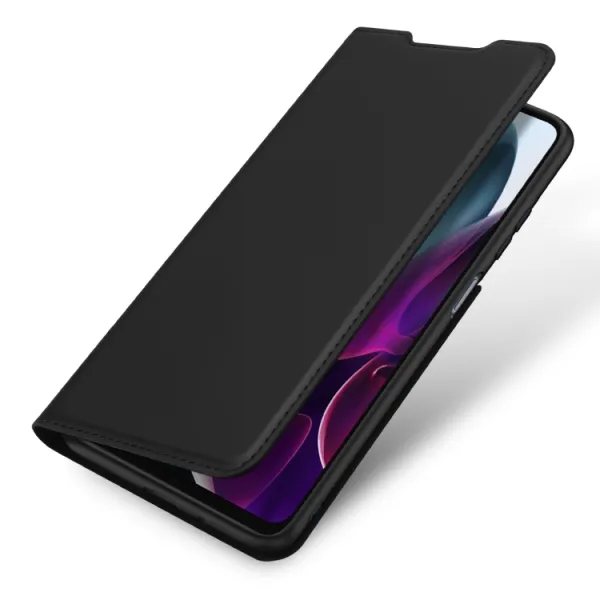 DUX Peňaženkový kryt Motorola Moto G200 5G čierny