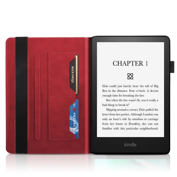 ART TREE Zaklápacie puzdro Amazon Kindle Paperwhite 5 2021 červené