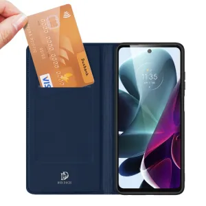 DUX Peňaženkový kryt Motorola Moto G200 5G modrý