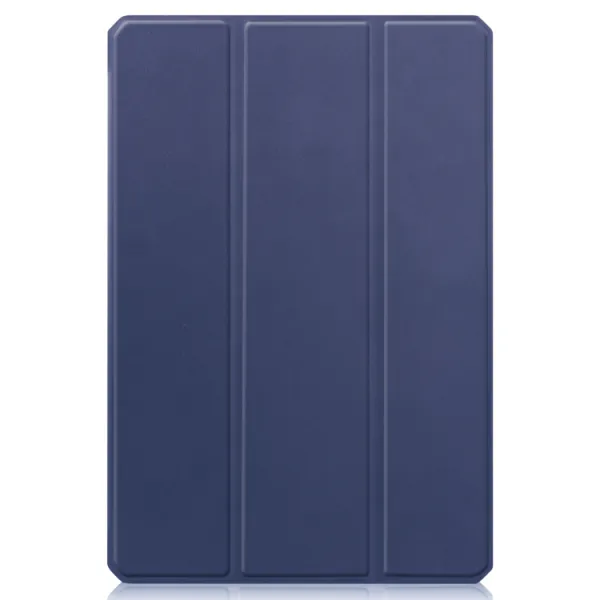 LEATHER Zaklápací obal Amazon Kindle Fire HD 10 / HD 10 2021 (11. generácia) tmavomodrý