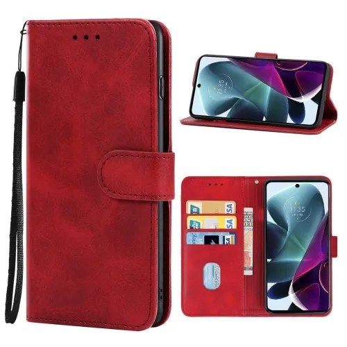 Peňaženkové puzdro Motorola Moto G200 5G červené