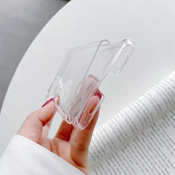 Ochranný plastový kryt Huawei P50 Pocket priehľadný
